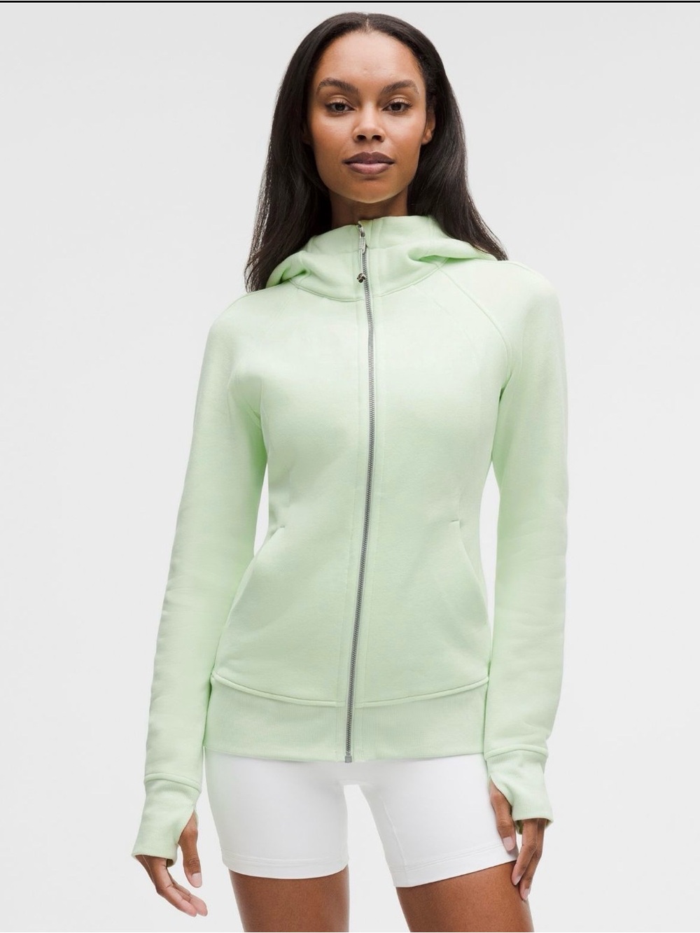 lululemon athletica Mint Green Full-Zip Hoodie - Women
